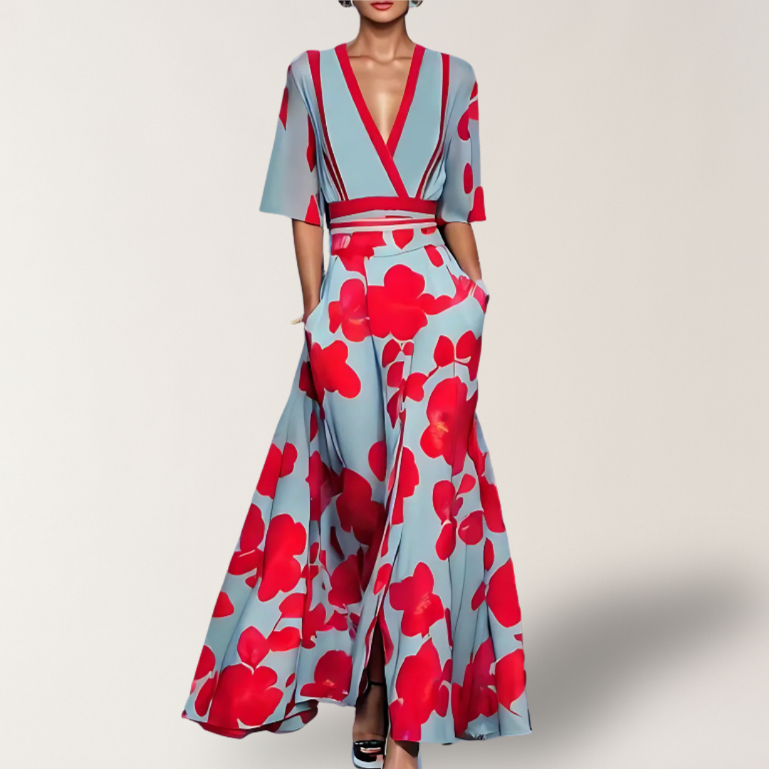 Milava™ | Elegancka Sukienka w Stylu Wrap