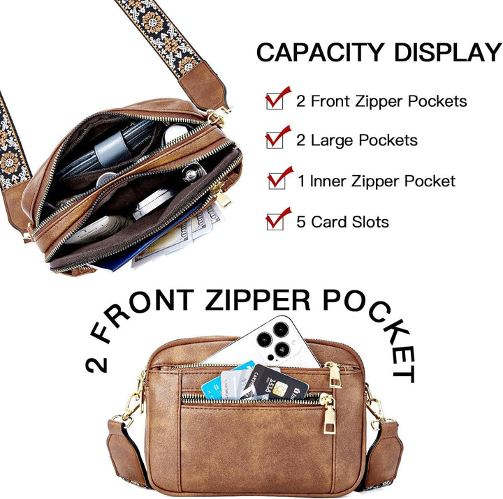 Ella | Wyrafinowana Skórzana Torebka na Ramię