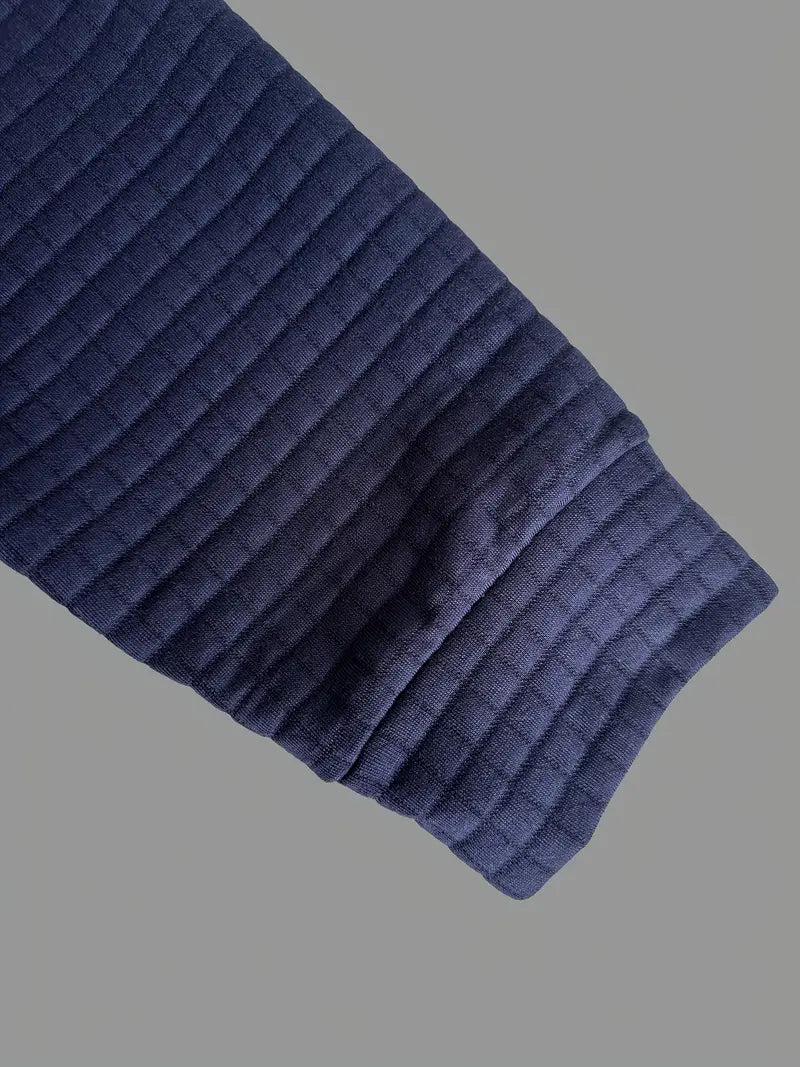 Jakub | Polo z teksturą z kieszenią na rękawie