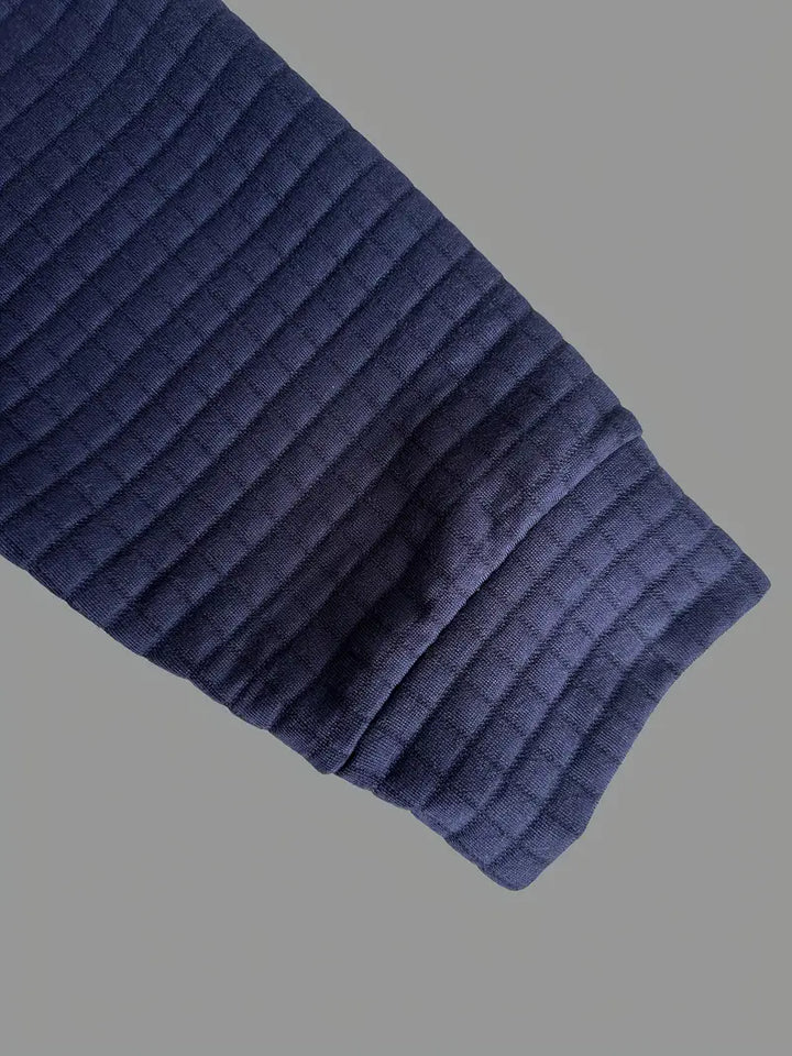 Jakub | Polo z teksturą z kieszenią na rękawie