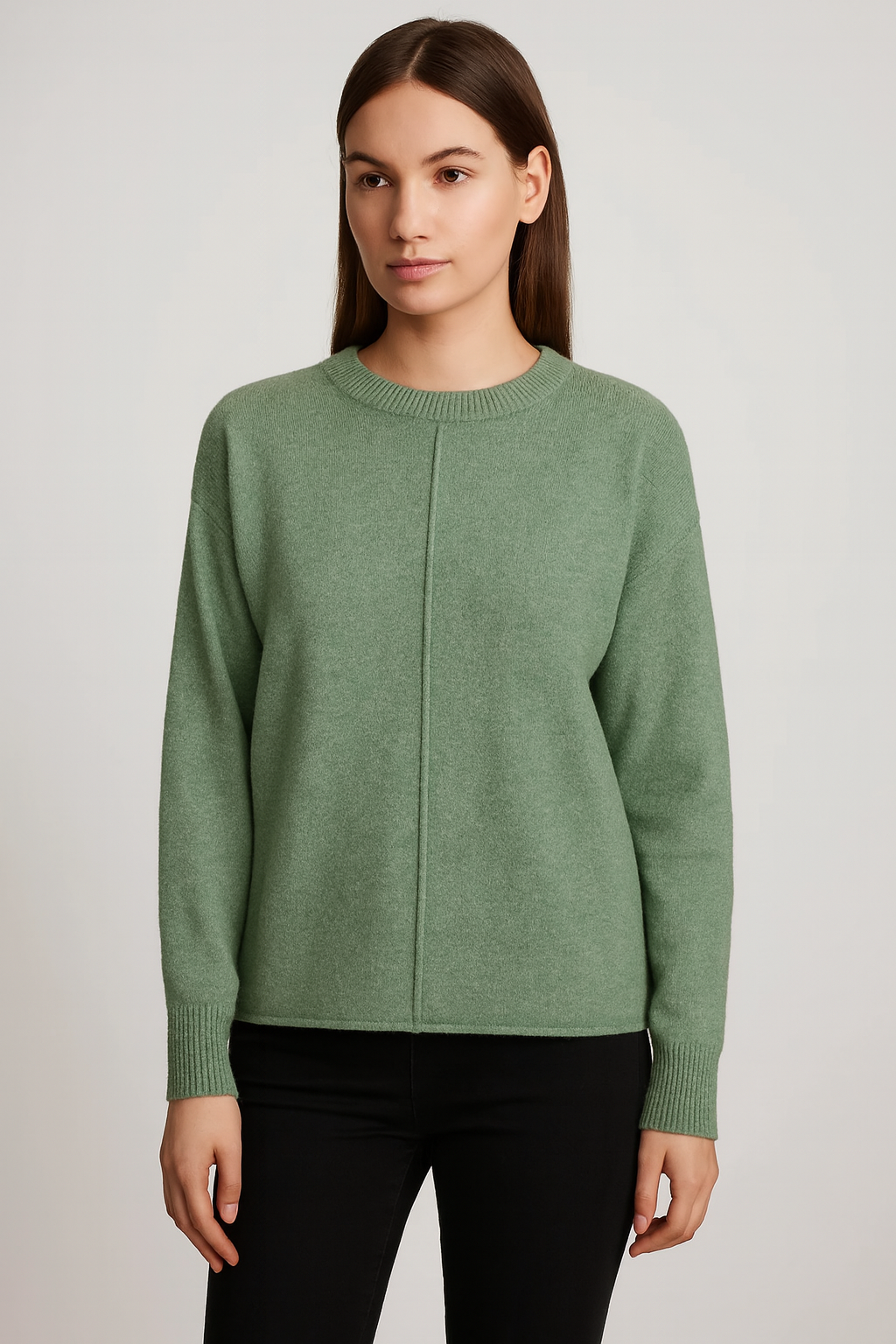 Milava™ Miękki i Klasyczny Sweter Codzienny