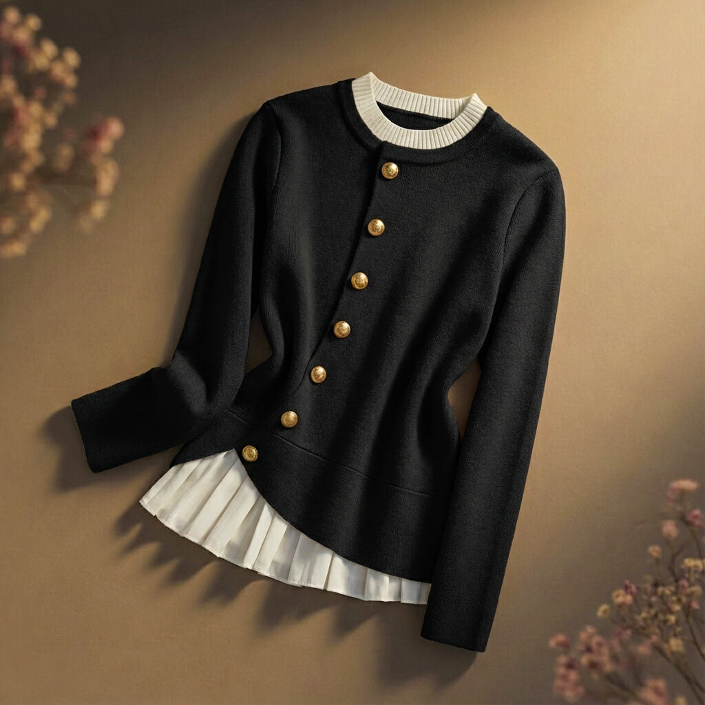 Jacek™ | Sweter z wełny merino Pearl Couture