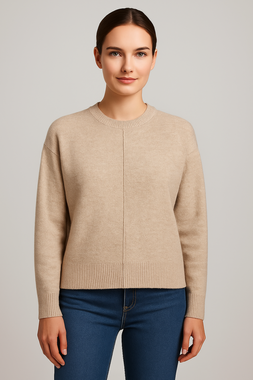 Milava™ Miękki i Klasyczny Sweter Codzienny