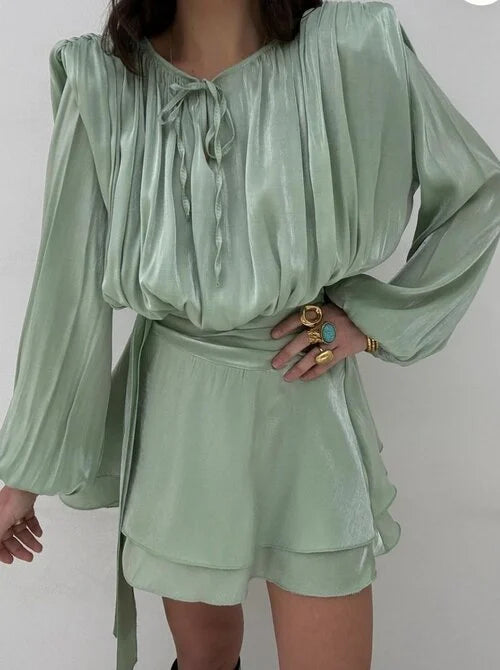 Milava™ | Sukienka satynowa June