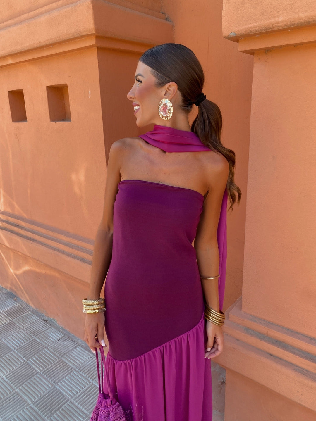 Milava™ | Stylowa Midi Sukienka Bez Ramiączek