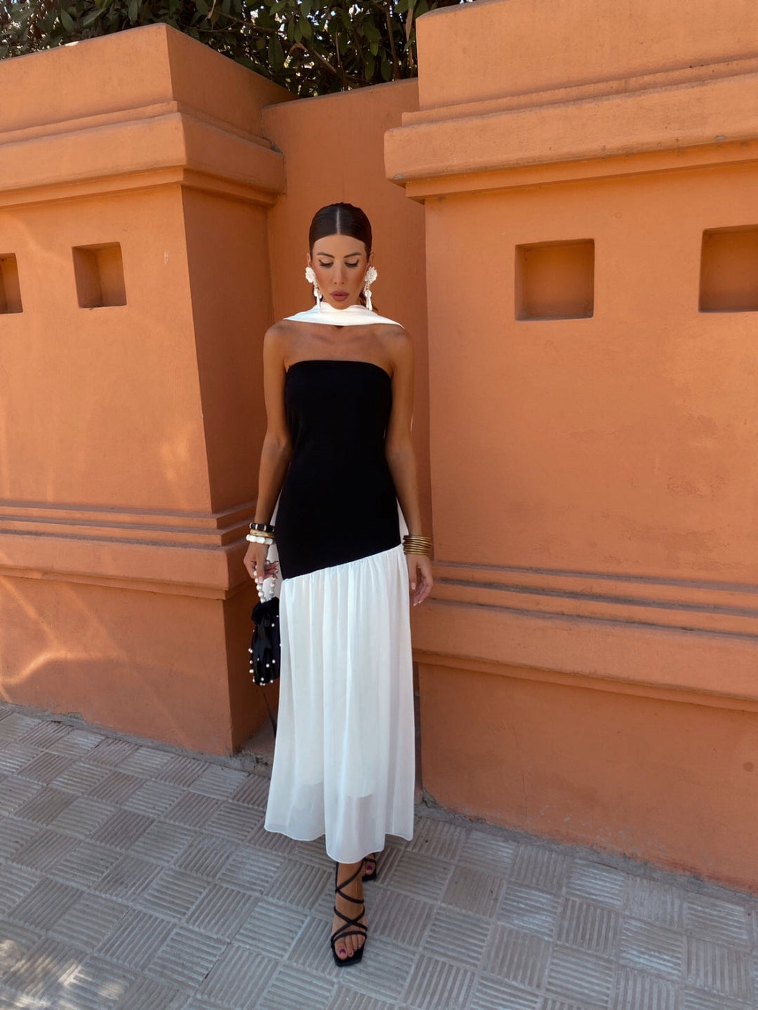 Milava™ | Stylowa Midi Sukienka Bez Ramiączek