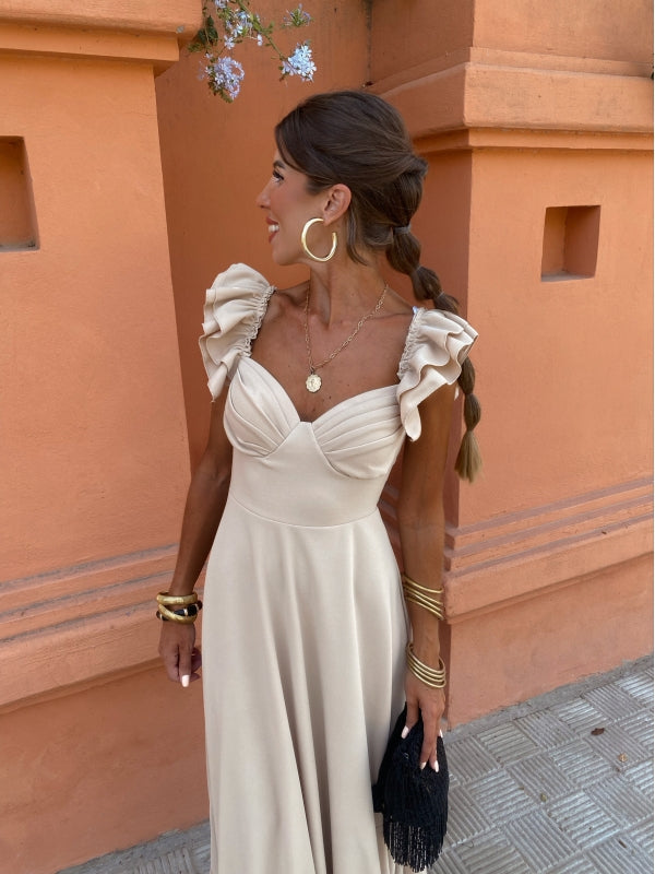 Milava™ | Romantyczna Sukienka z Falbanami