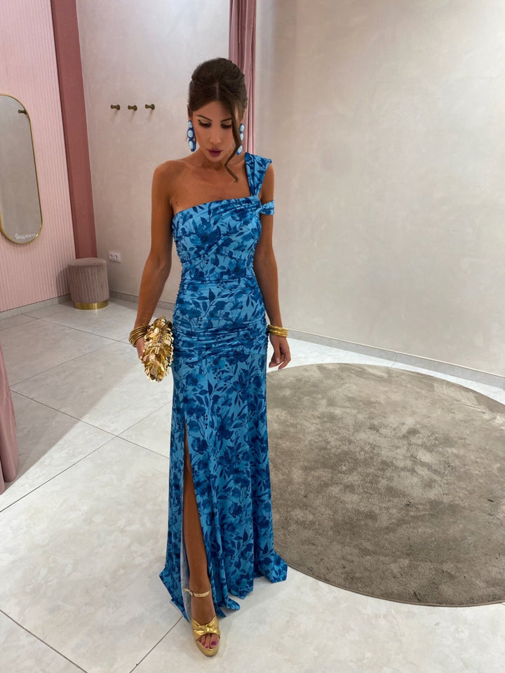 Milava™ | Asymetryczna suknia wieczorowa na jedno ramię