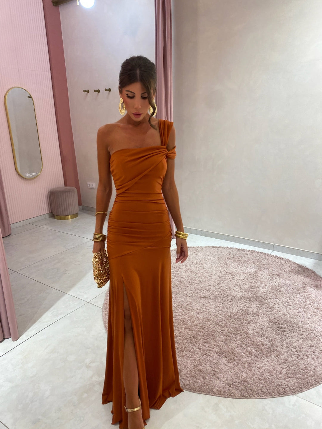 Milava™ | Asymetryczna suknia wieczorowa na jedno ramię